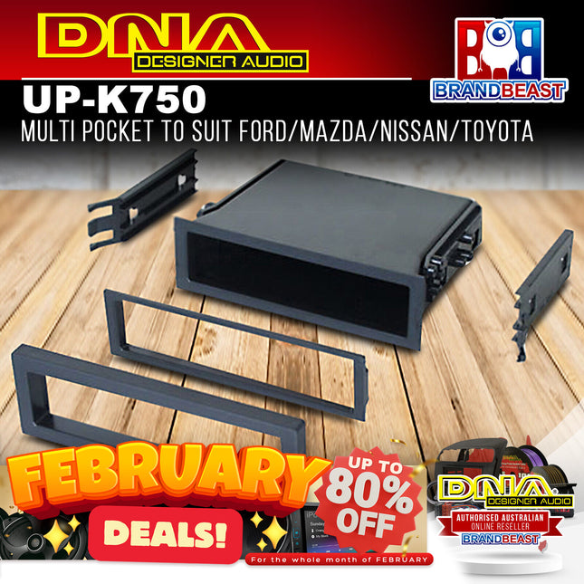 DNA UP-K750 Multi Pocket To Suit Ford/Mazda/Nissan/Toyota