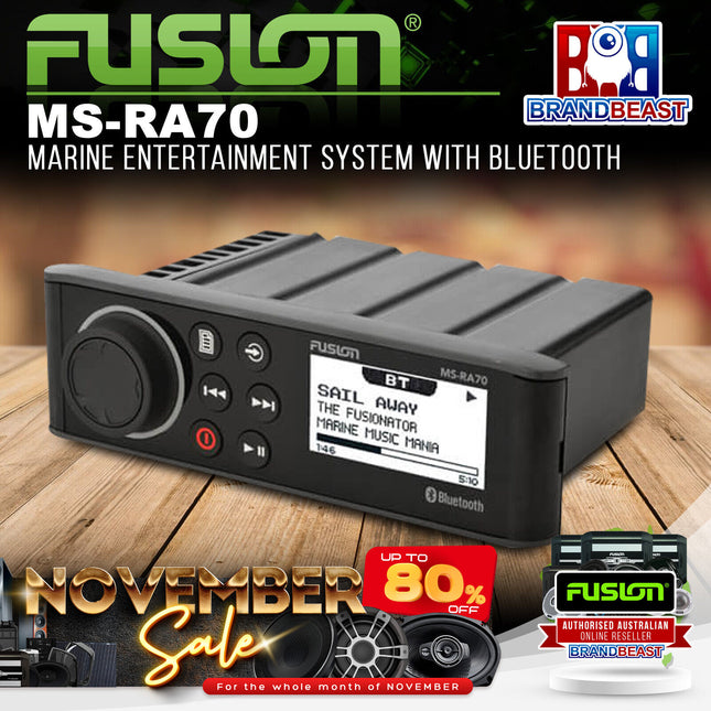 Fusion MS-RA70 Marine Entertainment System With Bluetooth