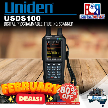 Uniden USDS100 Digital Programmable True I/Q Scanner