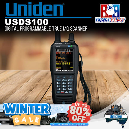 Uniden USDS100 Digital Programmable True I/Q Scanner