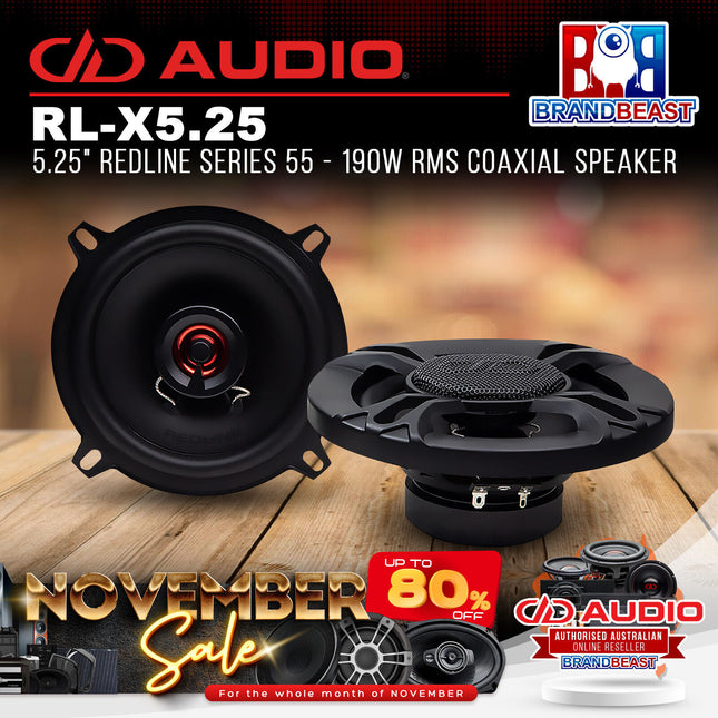 DD Audio DD-RL-X5.25 5.25" Redline Series Coaxial Speaker