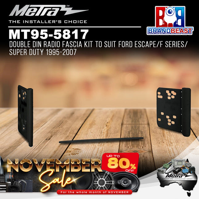 Metra MT95-5817 Double DIN Radio Fascia Kit For Ford Escape/F Series 1995-2007
