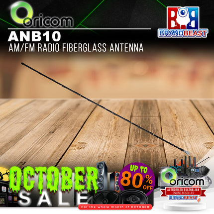 Oricom ANB10 AM/FM Radio Fiberglass Antenna