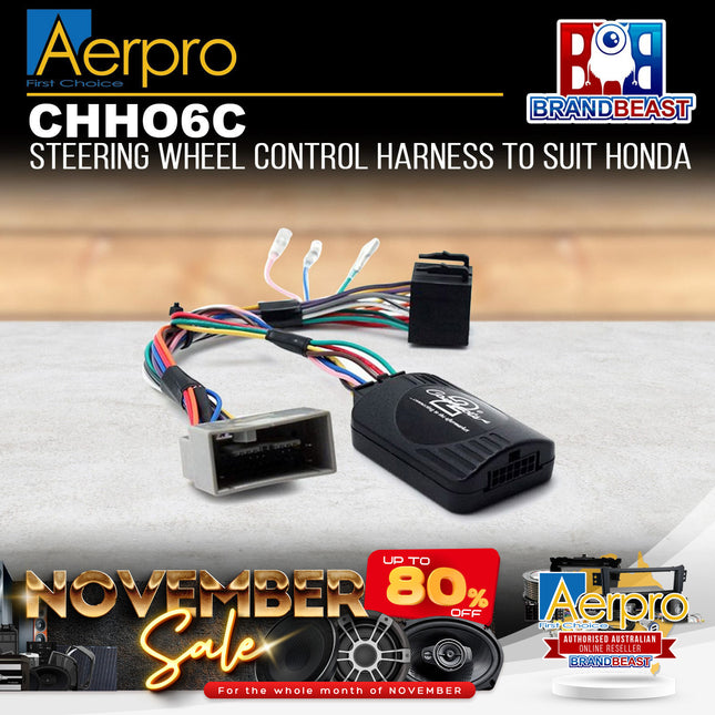 Aerpro CHHO6C Steering Wheel Control Interface Suit Honda Various Models