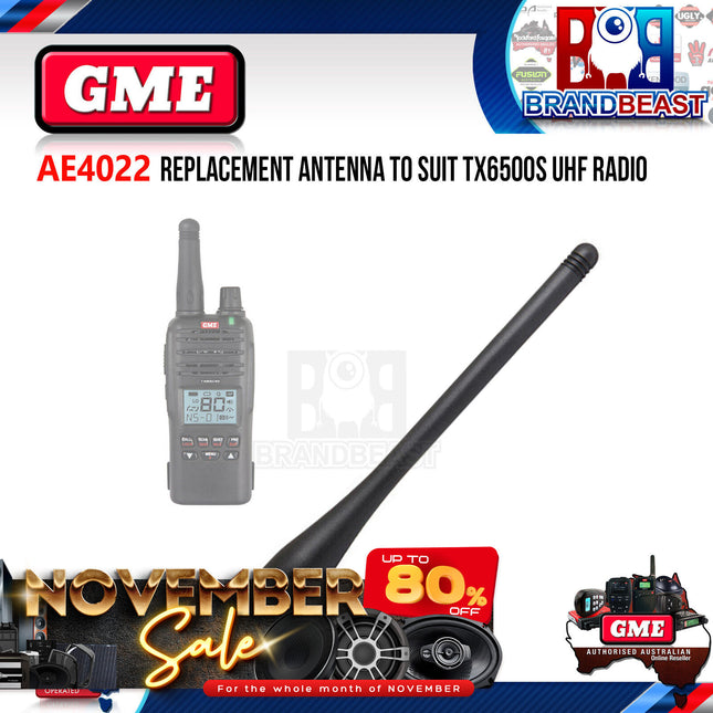 GME AE4022 UHF Hand Held Antenna, Suits TX6500S