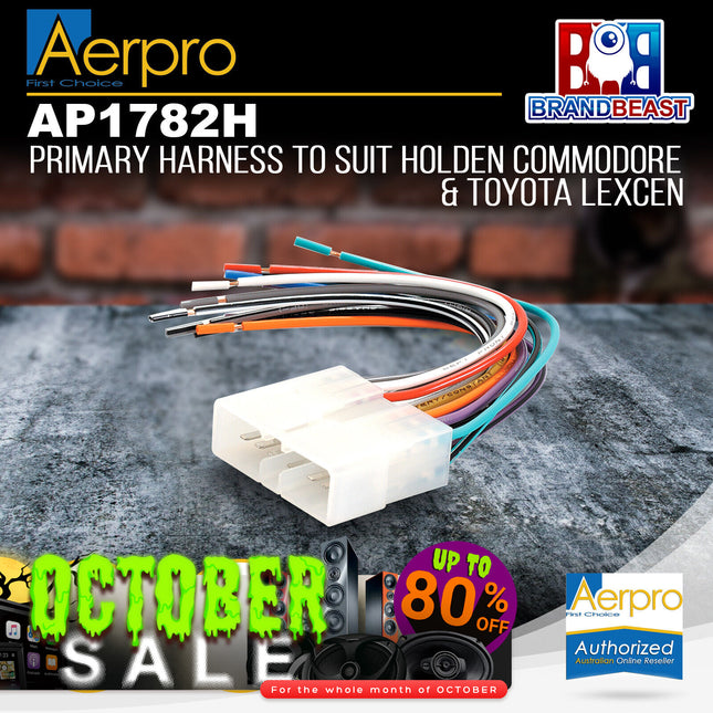 Aerpro AP1782H Primary Harness to Suit Holden/Toyota