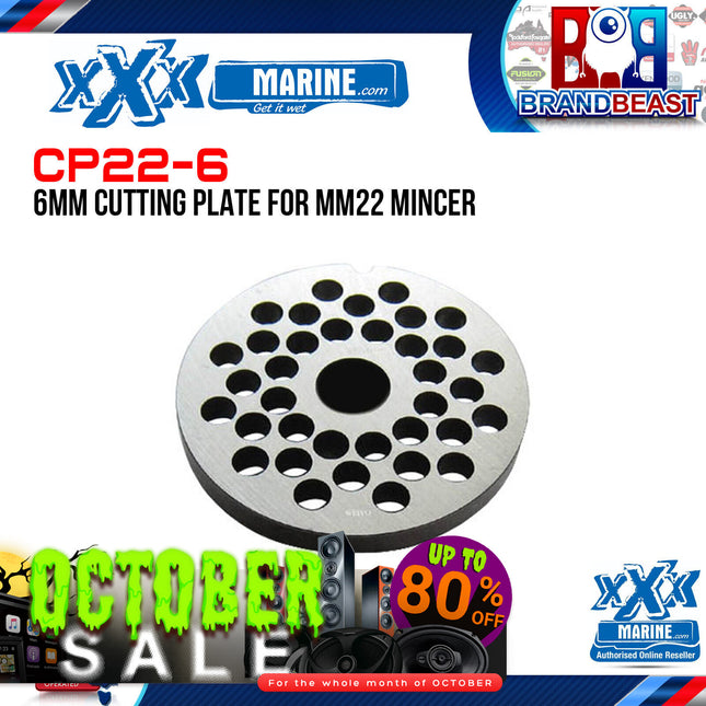 XXX Marine CP22-6 6mm Cutting Plate For MM22 Mincer