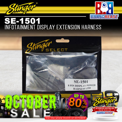 Stinger SE-1501 Infotainment Display Extension Harness