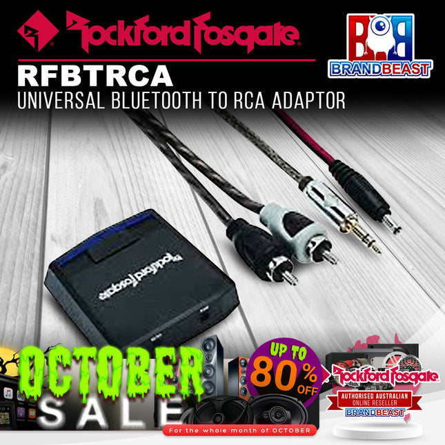 Rockford Fosgate RFBTRCA Universal Bluetooth to RCA Adaptor