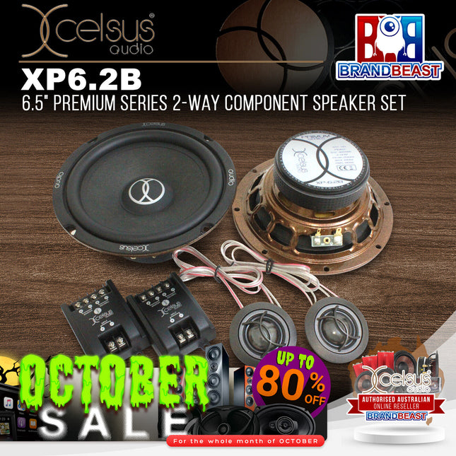 Xcelsus Audio XP6.2B 6.5" Premium Series 2-Way Component Speaker Set