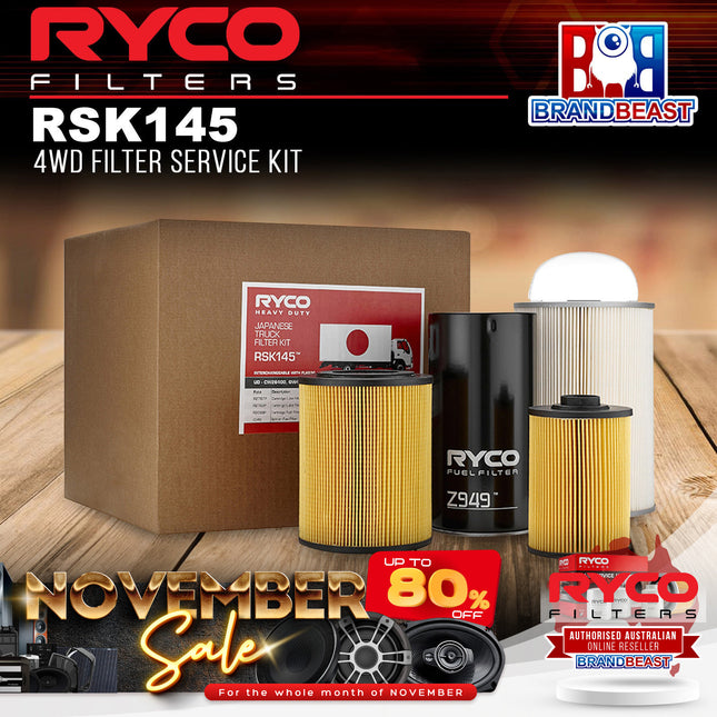 Ryco RSK145 4WD Filter Service Kit