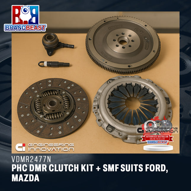 Clutch Industries VDMR2477N PHC DMR Clutch Kit + SMF Suits Ford, Mazda