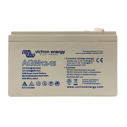 Victron Energy BAT412015080 12V/15Ah AGM Super Cycle Battery Charger