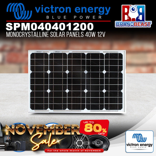 Victron Energy SPM040401200 Monocrystalline Solar Panels 20W 12V 440 x 350 x 25mm