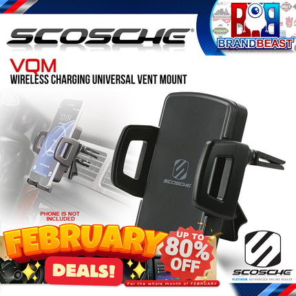 Scosche VQM VentMount Qi - Wireless Charging Universal Vent Mount