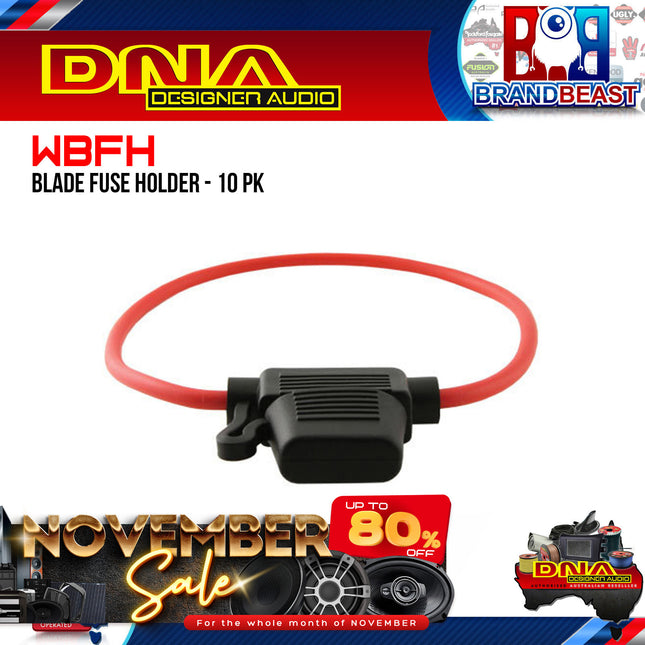 DNA WBFH In-Line Blade Fuse Holder - 10 Pieces