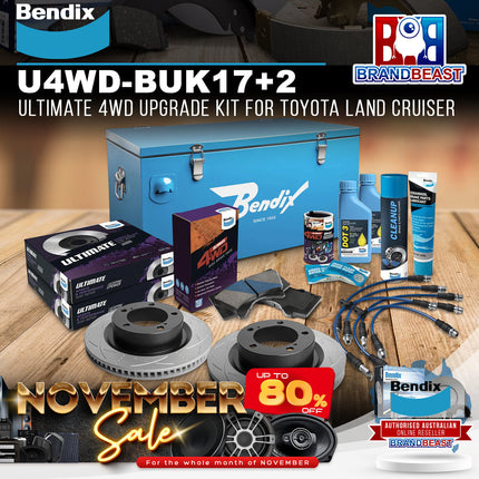 Bendix U4WD-BUK17+2 Ultimate 4WD Upgrade Kit for Toyota Land Cruiser