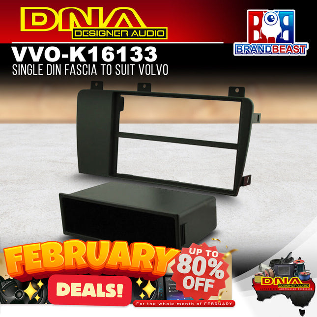 DNA VVO-K16133 Single/Double DIN Fascia Panel To Suit Volvo