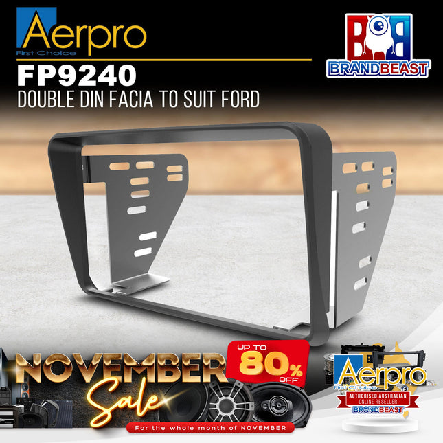 Aerpro FP9240 Double DIN Facia Kit to Suit Ford Falcon AU S1/2/3