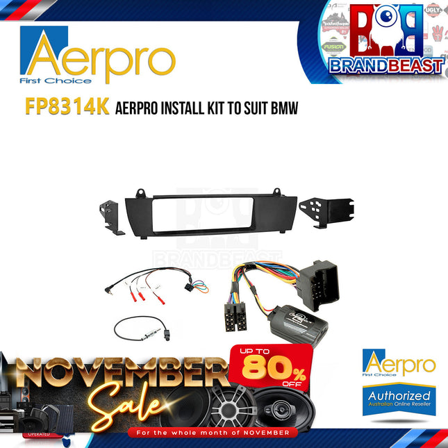 Aerpro FP8314K Install Kit To Suit Bmw
