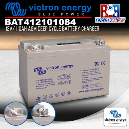 Victron Energy BAT412101084 12V/110Ah AGM Deep Cycle Battery Charger