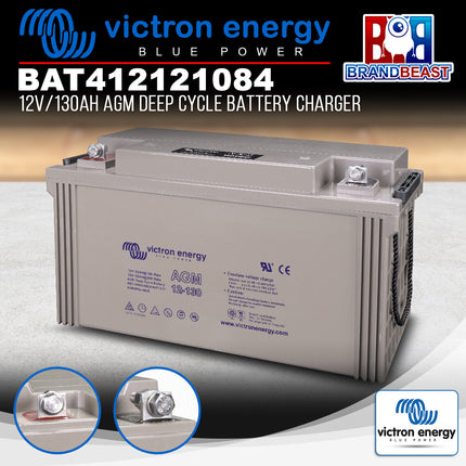 Victron Energy BAT412121084 12V/130Ah AGM Deep Cycle Battery Charger