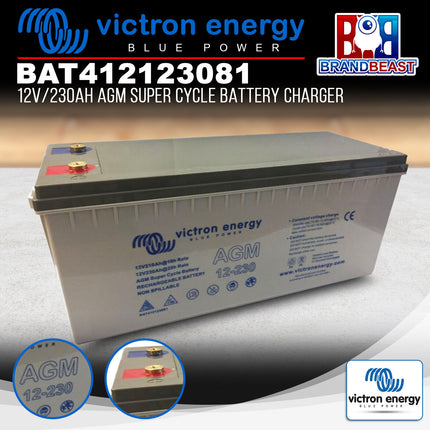 Victron Energy BAT412123081 12V/230Ah AGM Super Cycle Battery Charger