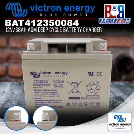 Victron Energy BAT412350084 12V/38Ah AGM Deep Cycle Battery Charger