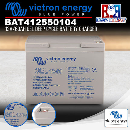 Victron Energy BAT412550104 12V/60Ah Gel Deep Cycle Battery Charger