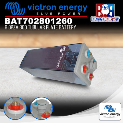 Victron Energy BAT702801260 8 OPzV 800 Tubular Plate Battery