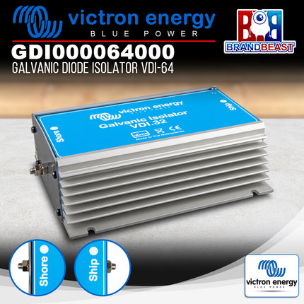 Victron Energy GDI000064000 Galvanic Diode Isolator VDI-64