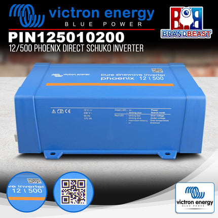 Victron Energy PIN125010200 12/500 Phoenix Direct Schuko Inverter