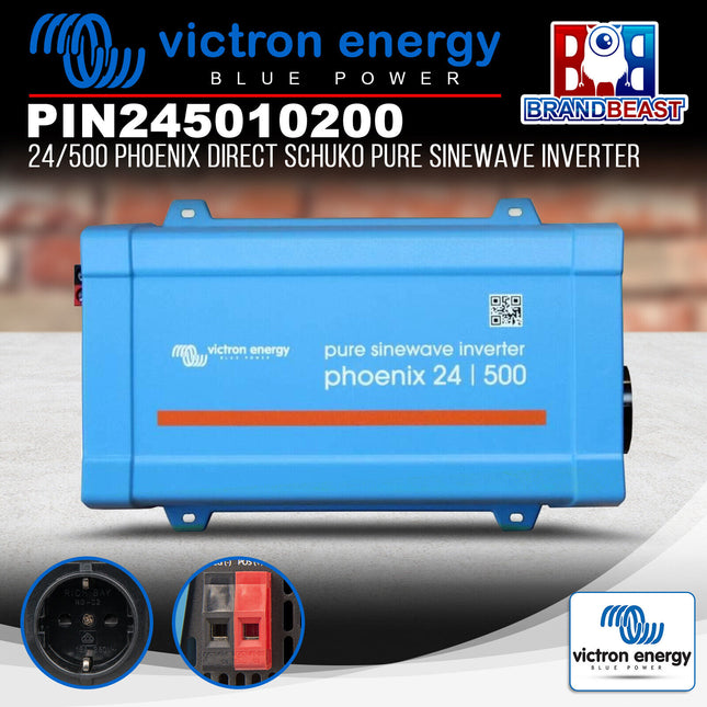 Victron Energy PIN245010200 24/500 Phoenix Direct Schuko Pure Sinewave Inverter