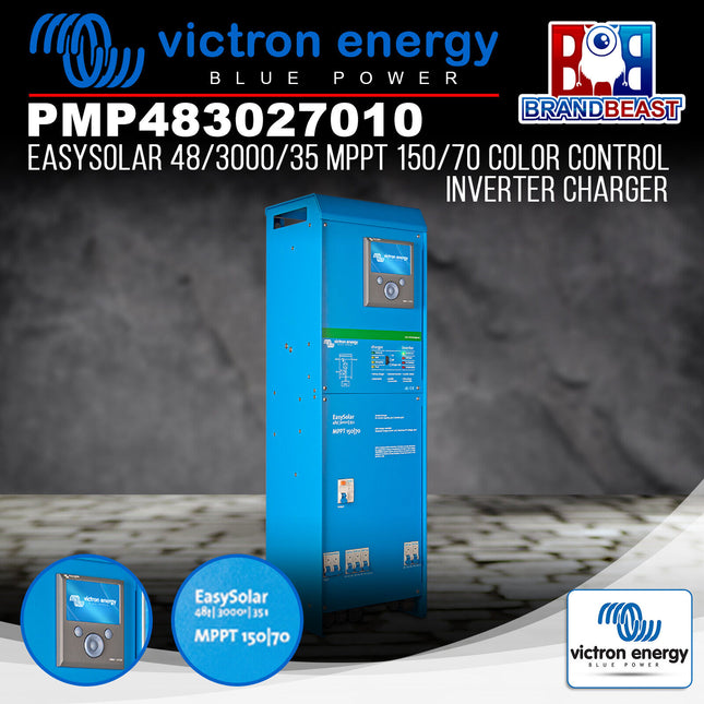 Victron Energy PMP483027010 EasySolar 48/3000/35 MPPT 150/70 Control Inverter Charger