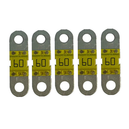 Victron Energy CIP134060020 MIDI-fuse 60A/58V-M6 | 5-Pack Heavy-Duty Fuse