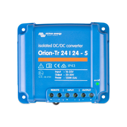 Victron Energy ORI242410110R 120W 24/24-5A Orion-Tr Isolated DC-DC Converter