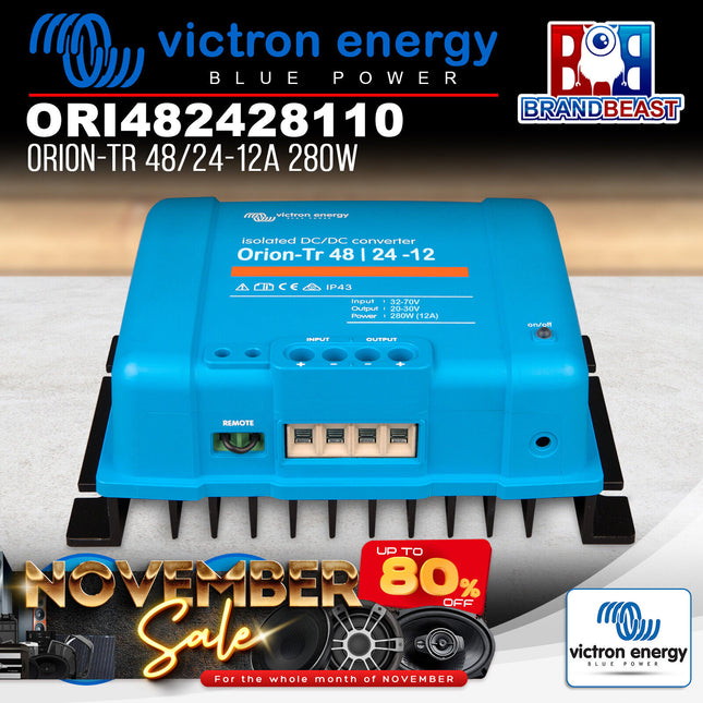 Victron Energy ORI482428110 280W 48/24-12A Orion-Tr DC-DC Converter