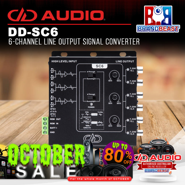 DD Audio DD-SC6 6-Channel Line Output Signal Converter