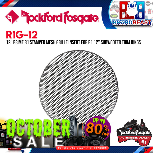 Rockford Fosgate R1G-12 12" Prime R1 Stamped Mesh Grille Insert