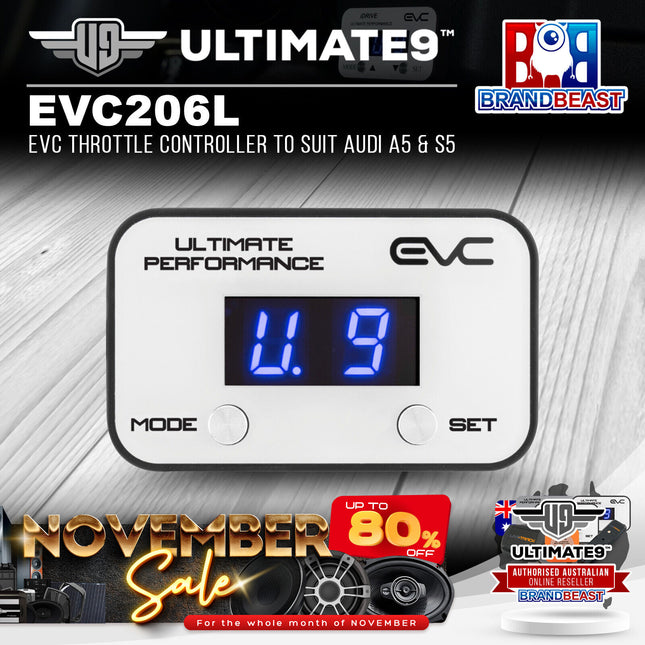 Ultimate9 EVC206L EVC Throttle Controller to Suit Audi A5 & S5