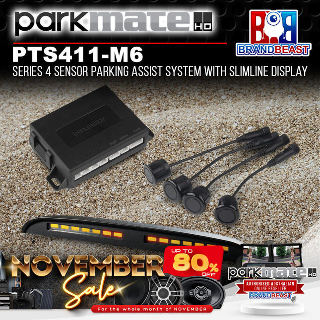 Parkmate PTS411-M6 Series 4 Sensor Parking Assist System with Slimline Display