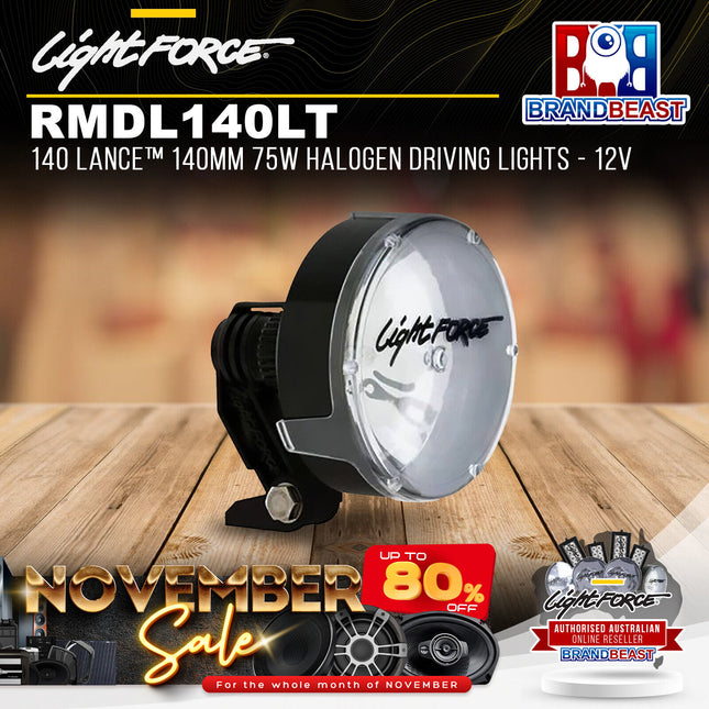 LightFORCE RMDL140LT Lance™ 140mm Ultra Compact Driving Light - Twin Pack