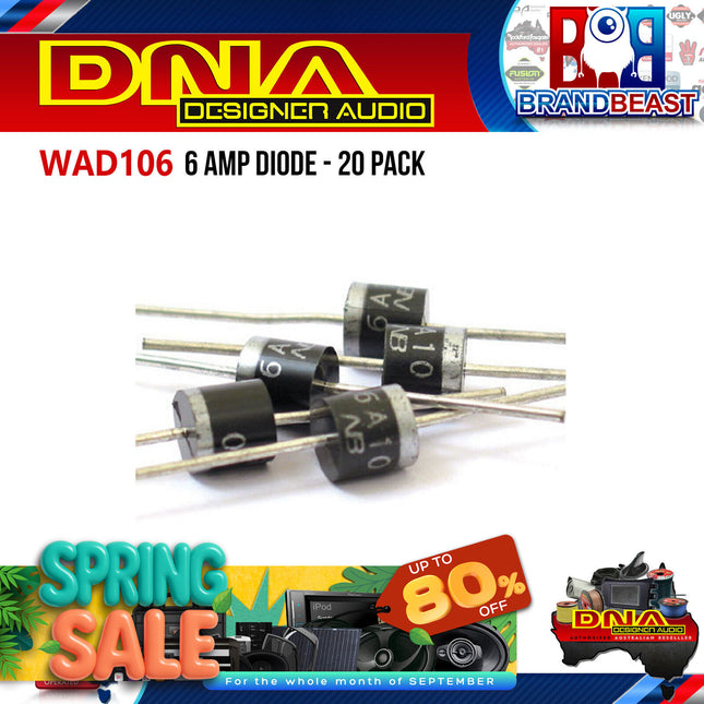 DNA WAD106 6 Amp Diode - 20 Pieces