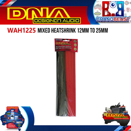 DNA WAH1225 12mm To 25mm Mixed Heatshrink