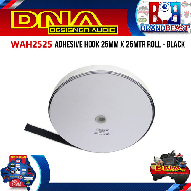 DNA WAH2525 25mm x 25m Roll Adhesive Hook