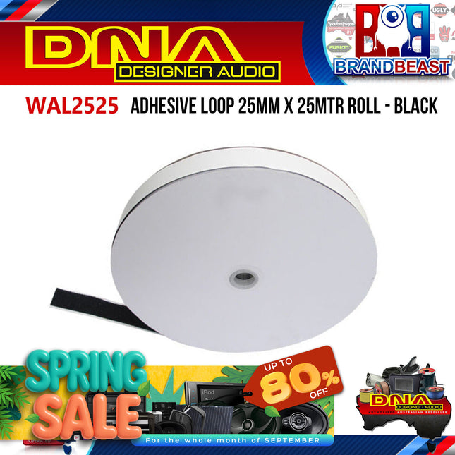 DNA WAL2525 25mm x 25m Roll Adhesive Loop