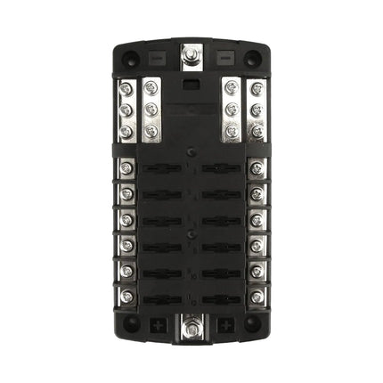 DNA WBFB12 12-Circuit ST Blade Fuse Block with Negative Bus