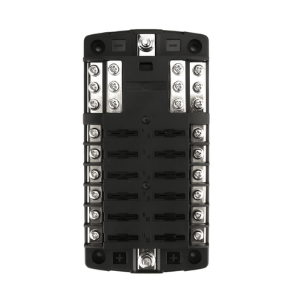 DNA WBFB12 12-Circuit ST Blade Fuse Block with Negative Bus