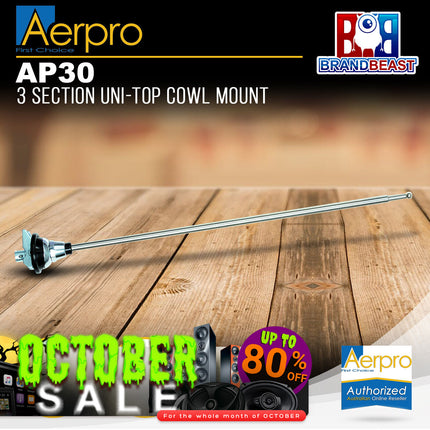 Aerpro AP30 Section Uni-Top Cowl Mount Antenna