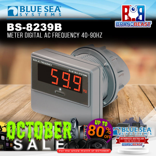Blue Sea Systems BS-8239B Meter Digital AC Frequency 40-90Hz